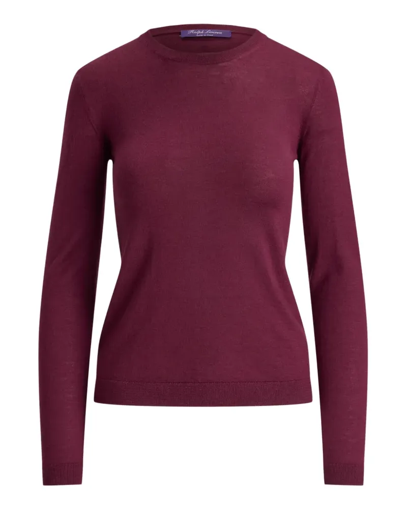 Ralph Lauren Kaschmirpullover mit rundem Ausschnitt - Rot Rot