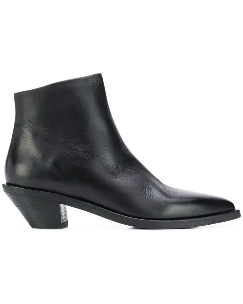 Marsèll Stiefel mit Tapered-Absatz, 50mm - Schwarz Schwarz