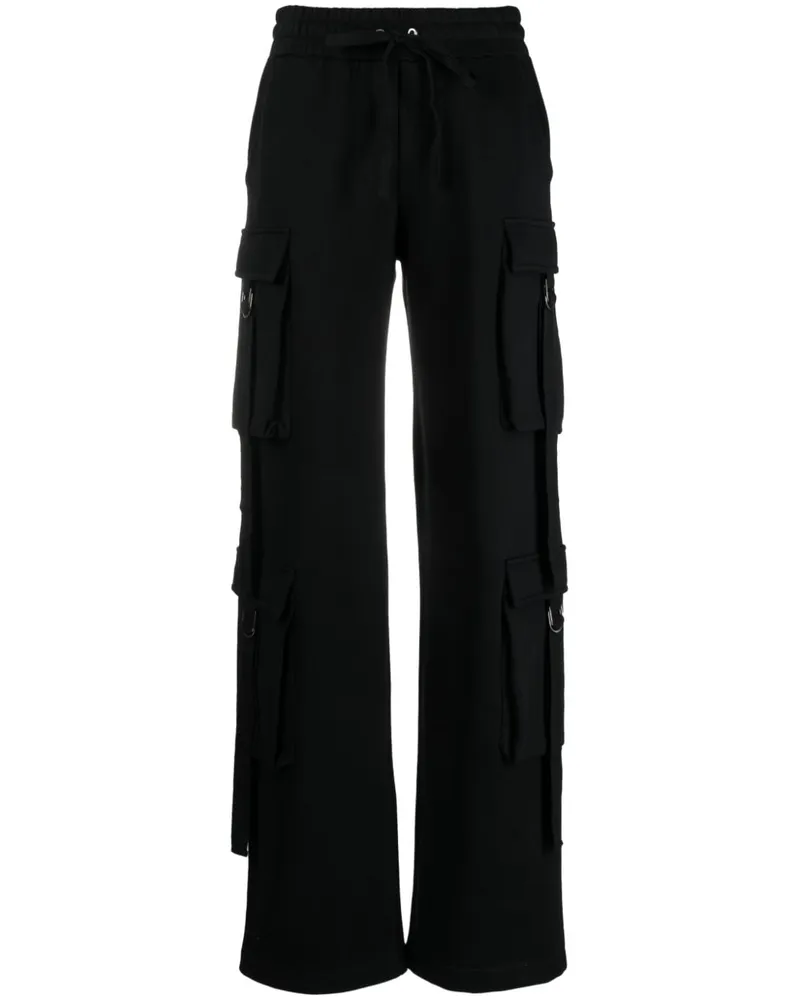 Blumarine Cargohose mit geradem Bein - Schwarz Schwarz
