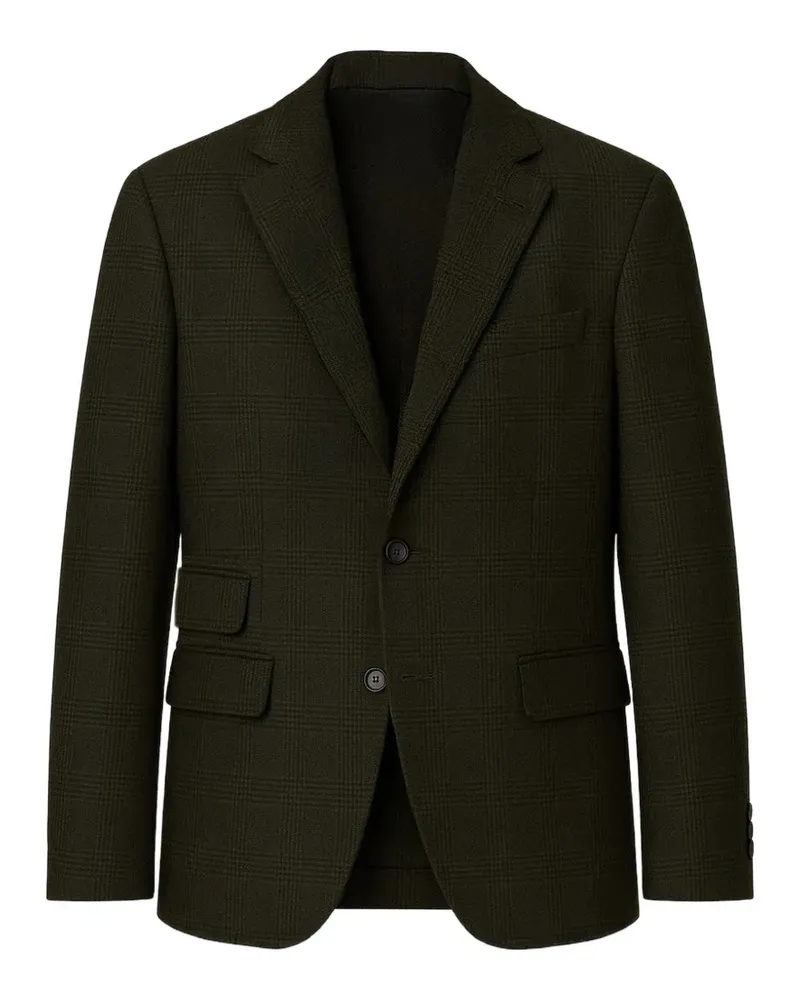 Massimo Alba Prince of Wales virgin wool jacket - Grün Grün