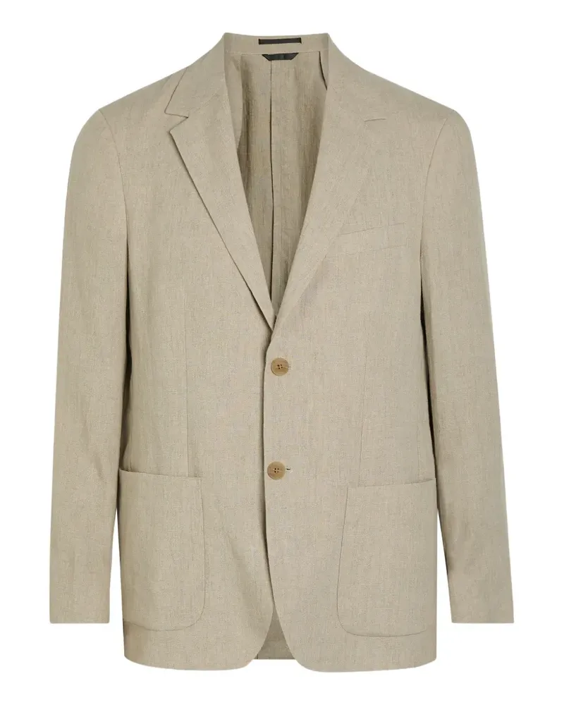 Sunspel notched-lapel blazer - Nude Nude