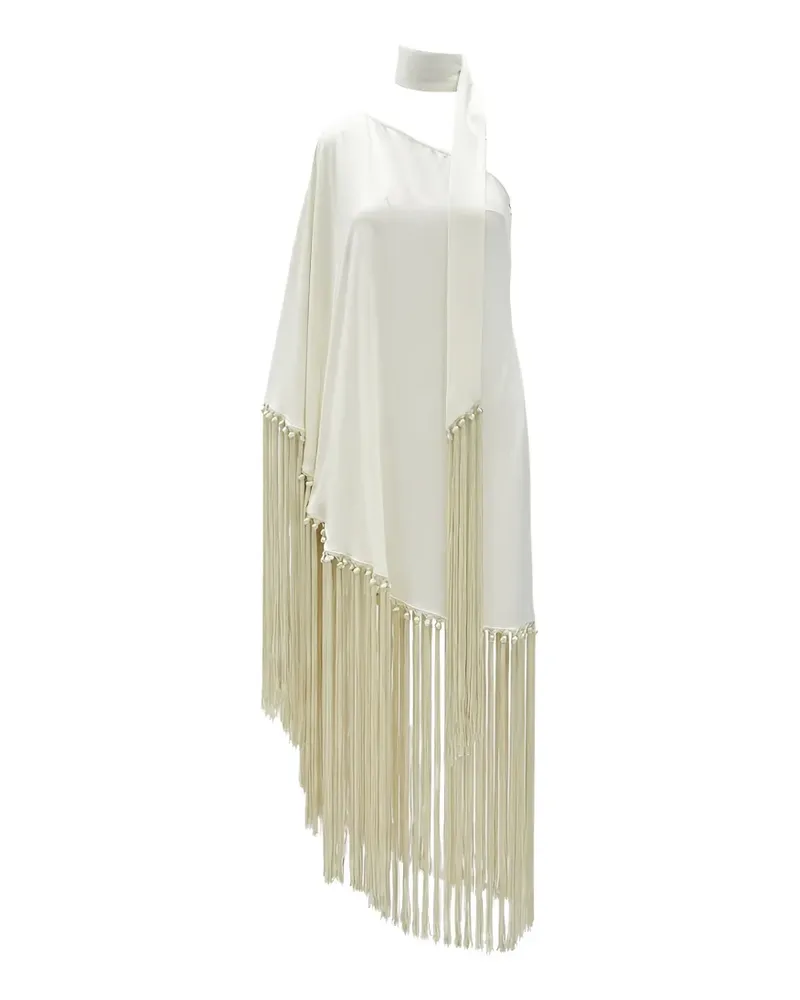 Taller Marmo Gunilla fringe-trimmed maxi dress - Nude Nude