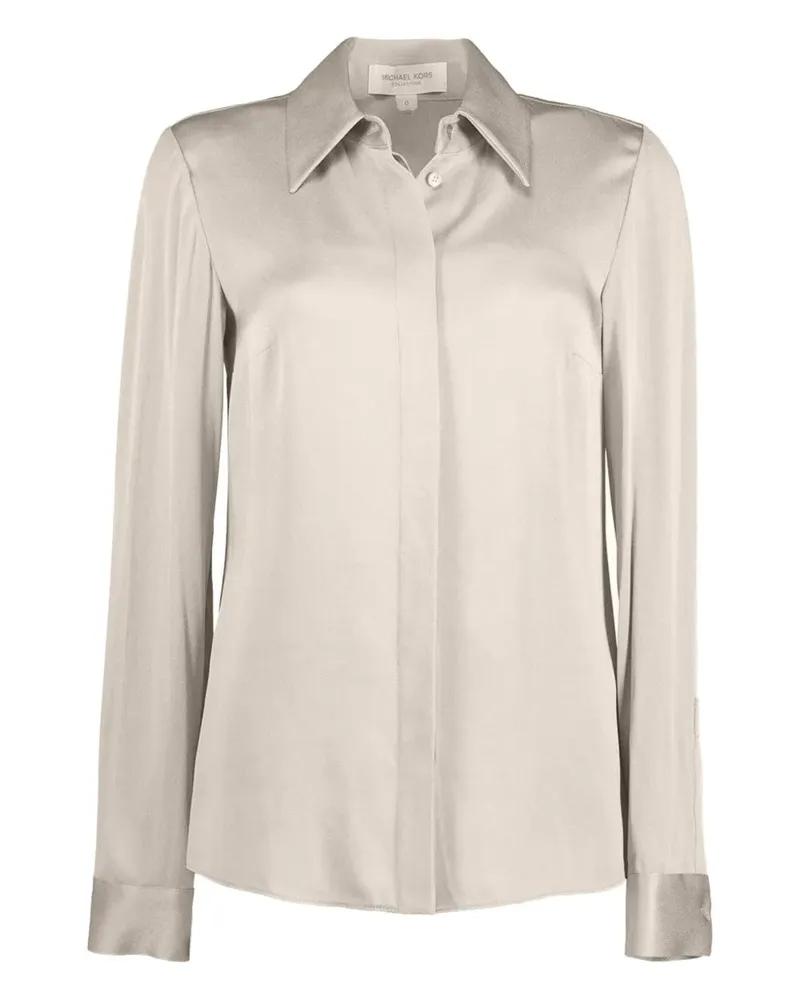 Michael Kors Hemd aus Satin - Nude Nude