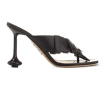 90mm Toy Panta leather sandals - Schwarz