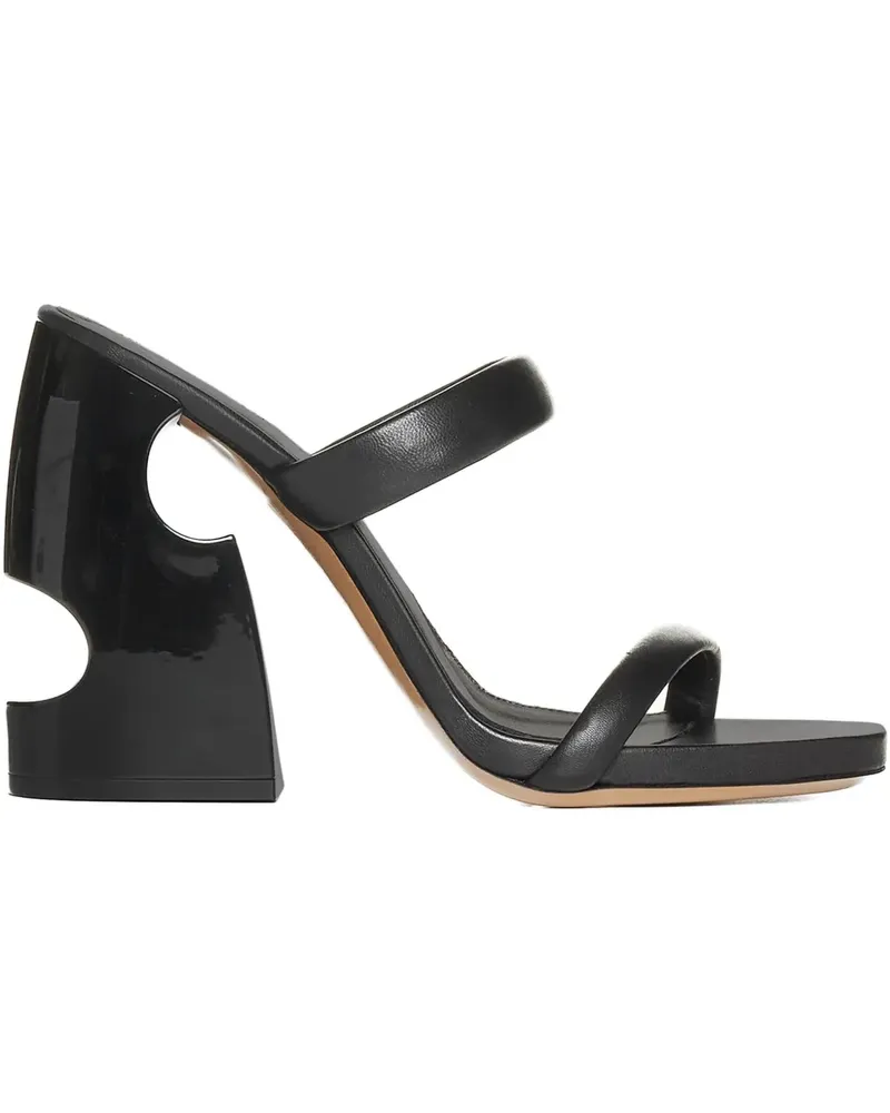 OFF-WHITE Pop Meteor Mules 120mm - Schwarz Schwarz