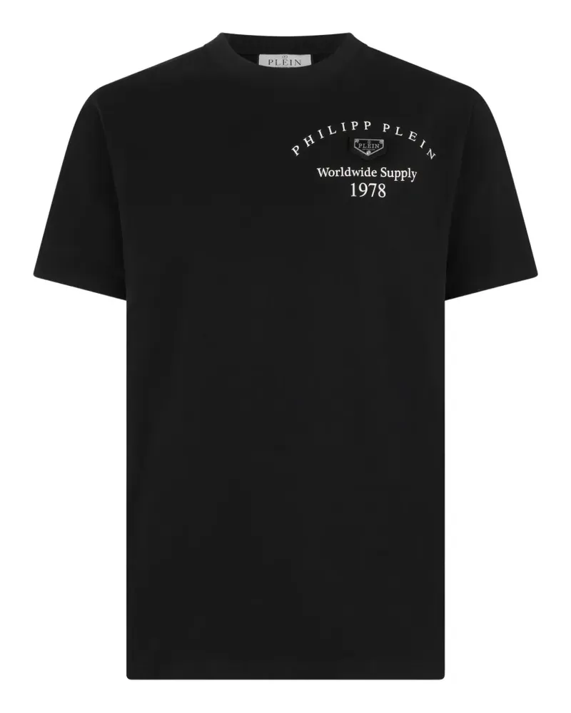 Philipp Plein T-Shirt aus Jersey - Schwarz Schwarz