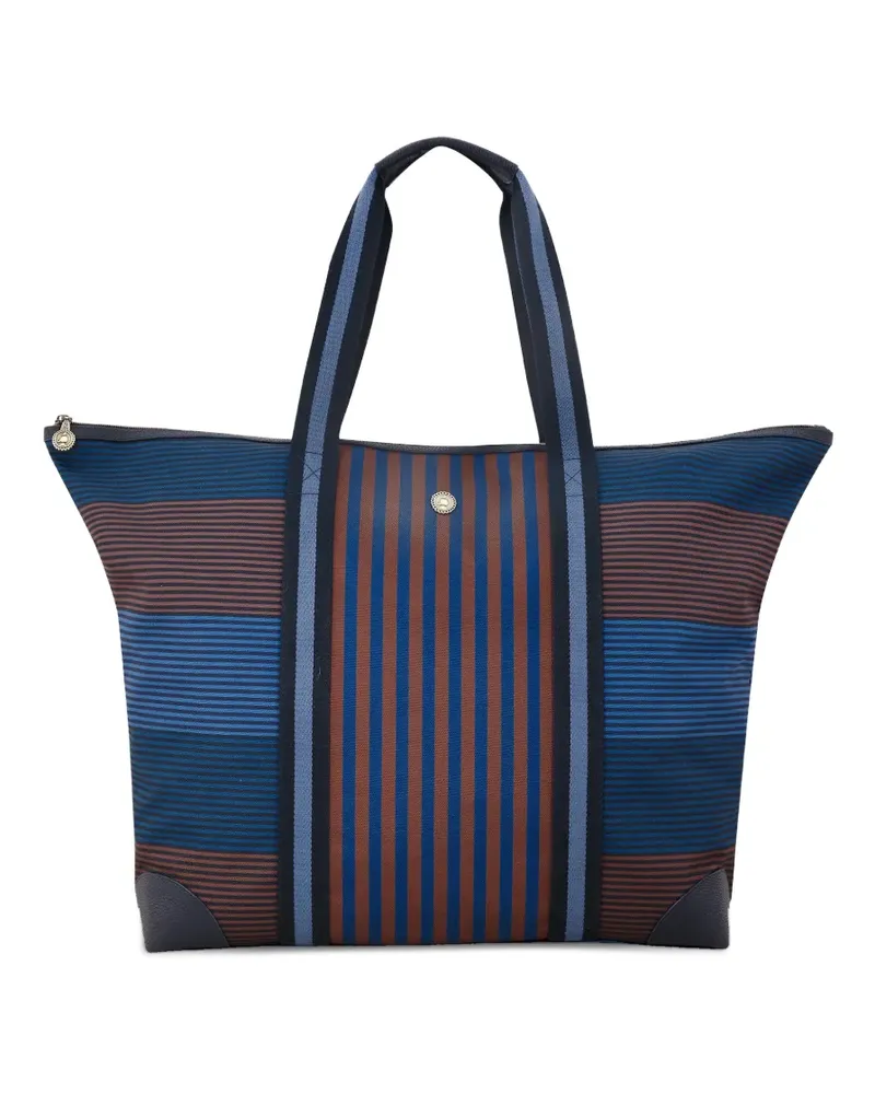 PiP Studio Gestreifter Shopper - Blau Blau