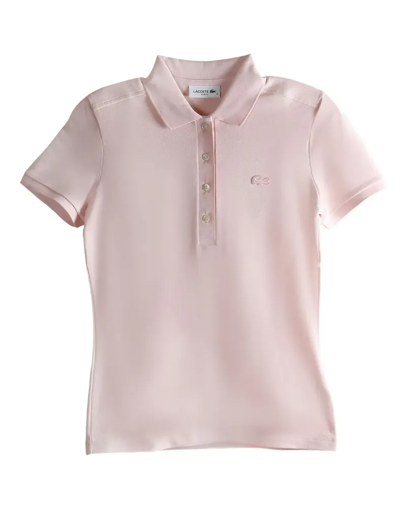 Lacoste embroidered-logo polo shirt - Rosa Rosa