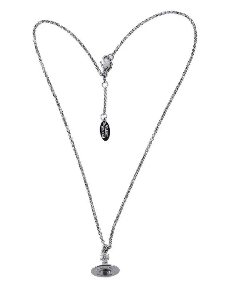 Vivienne Westwood Halskette mit Orb-Anhänger - Grau Grau