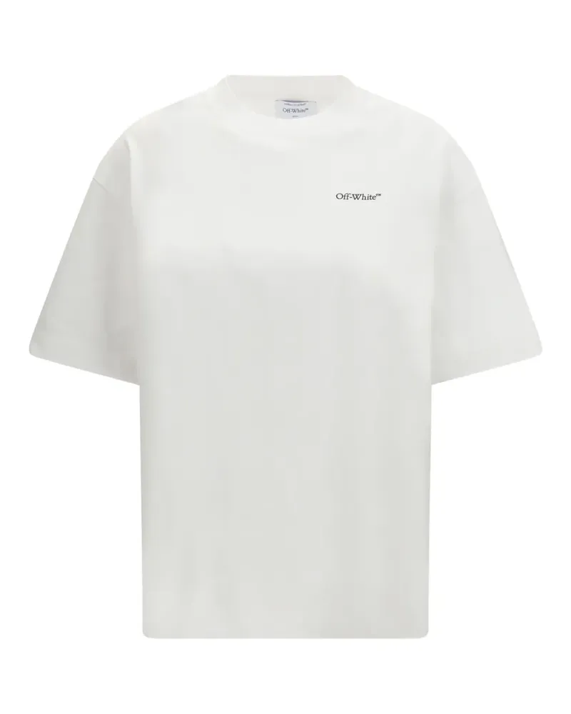 OFF-WHITE half-arrow-graphic T-shirt - Weiß Weiß