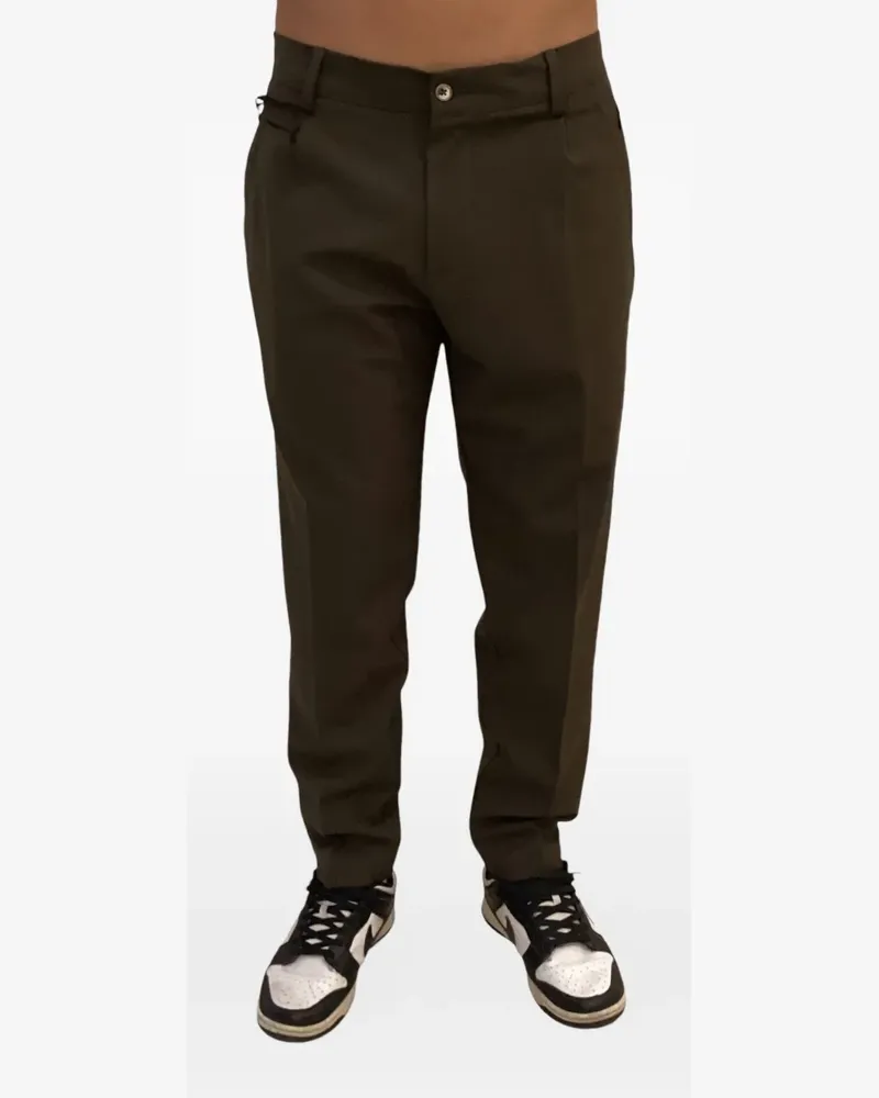 Yes London Hose mit Stretchbund - Grün Grün