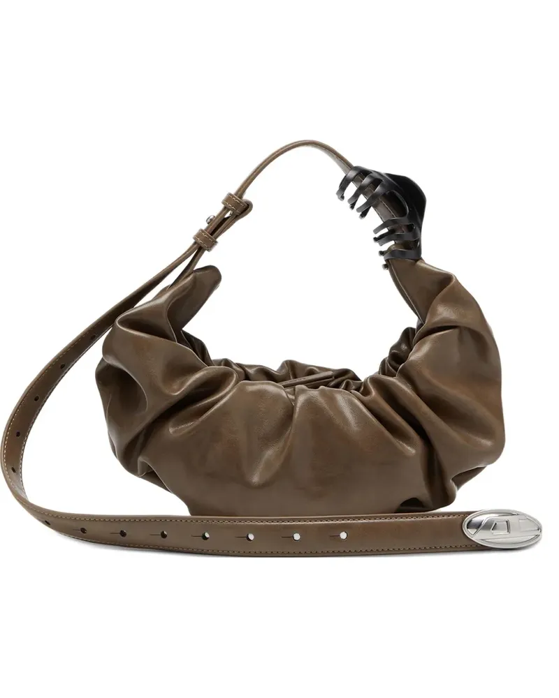 Diesel Kleine Grab-D Schultertasche - Braun Braun