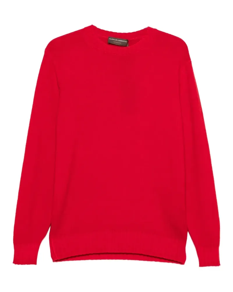 Filippo de Laurentiis crew neck long-sleeve sweater - Rot Rot