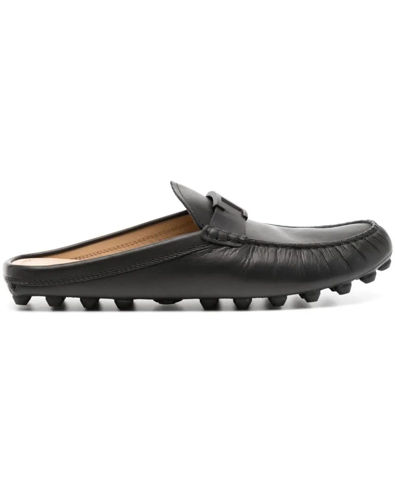 TOD'S T Timeless Gommino Bubble Mules - Schwarz Schwarz