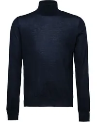 Prada Pullover mit Rollkragen Blau