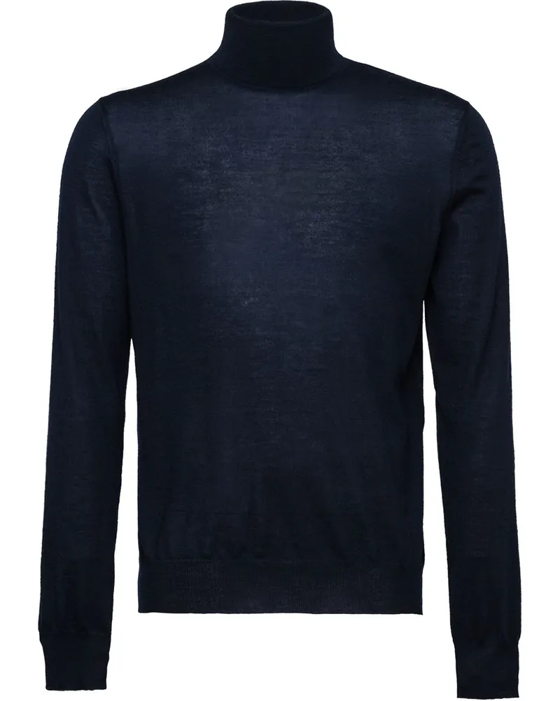 Prada Pullover mit Rollkragen - Blau Blau