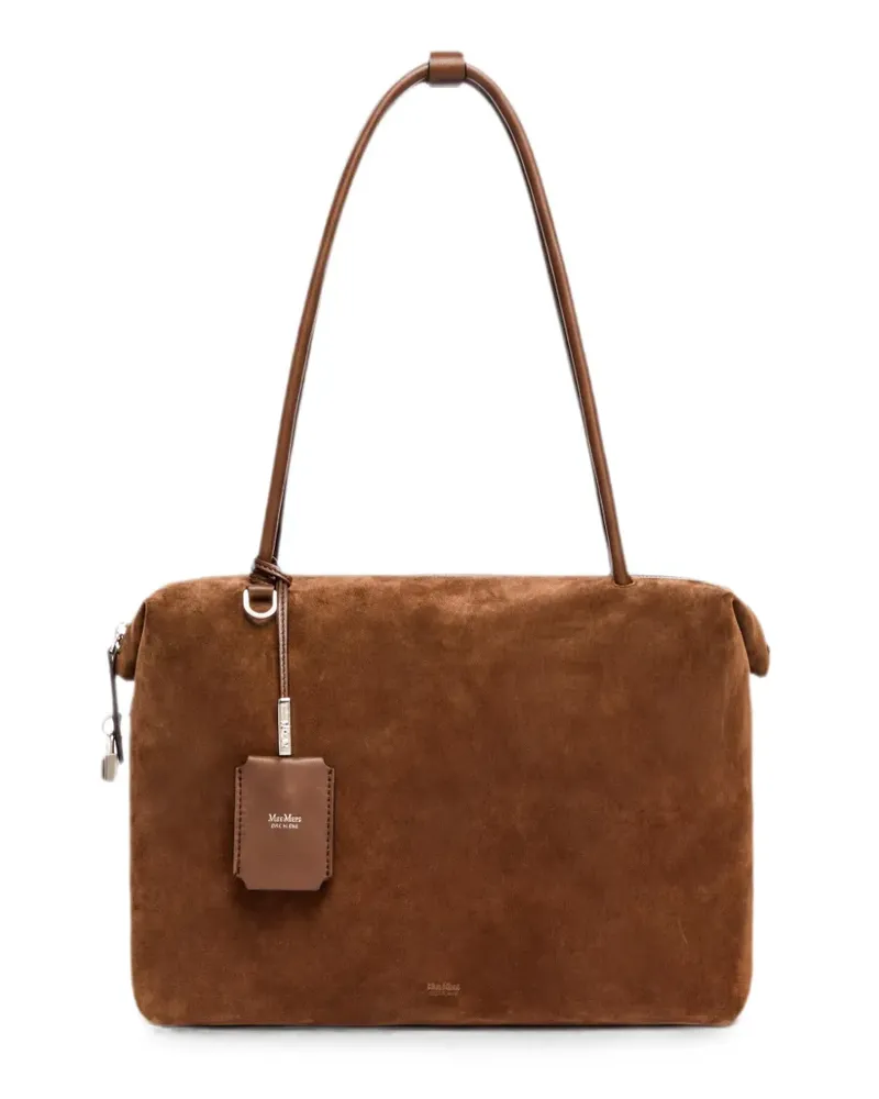 Max Mara Tote Bag mit Reißverschluss - Braun Braun