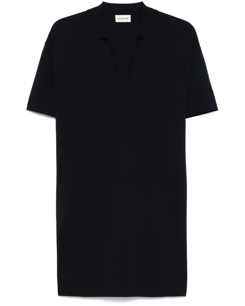 P.A.R.O.S.H. P.A.R.O H. Roma Mini-T-Shirtkleid - Blau Blau