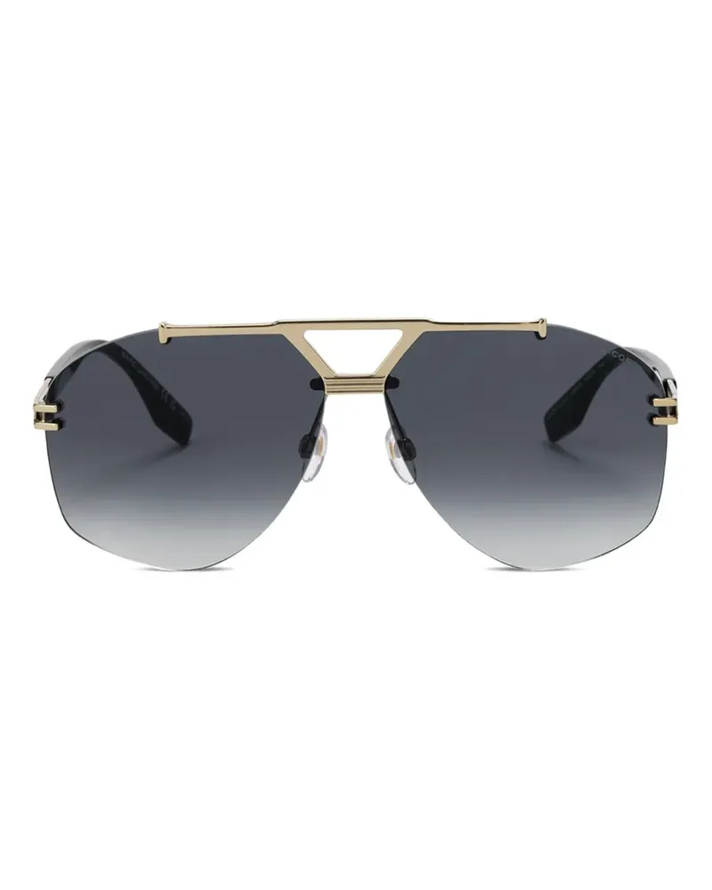 Marc Jacobs Sonnenbrille mit geometrischem Gestell - Gold Gold