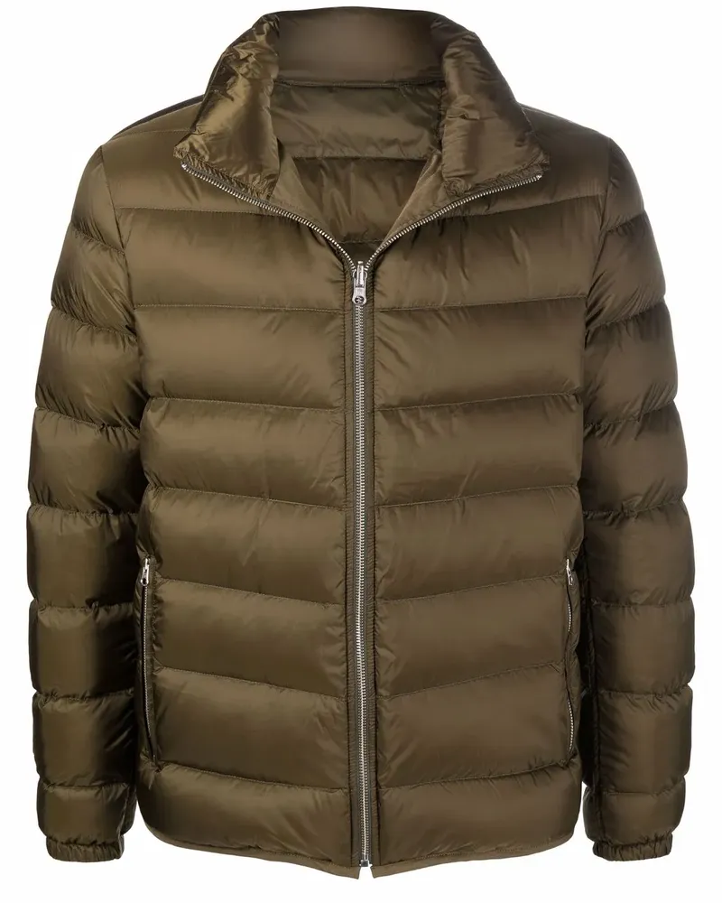 Ten c Gefütterte Jacke mit Reißverschluss - Grün Grün