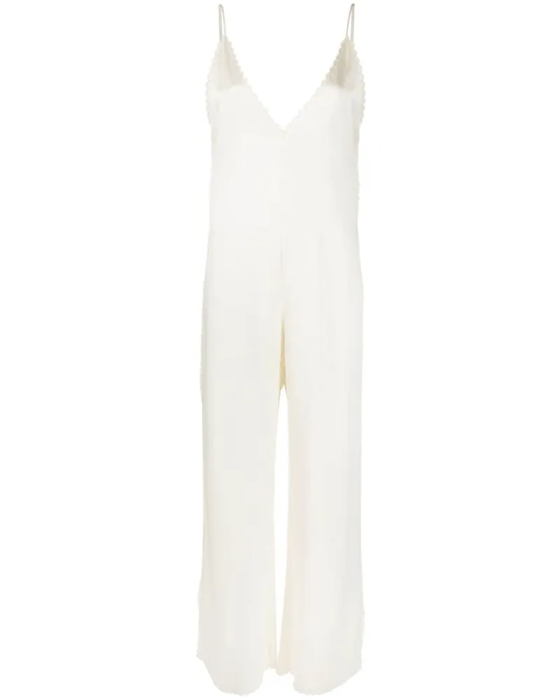 Jil Sander Jumpsuit mit weitem Bein - Nude Nude