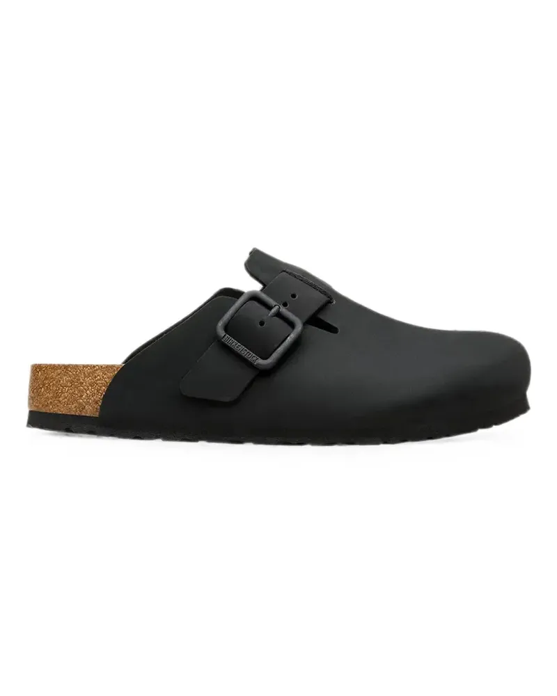 Birkenstock Boston buckle-fastening mules - Schwarz Schwarz
