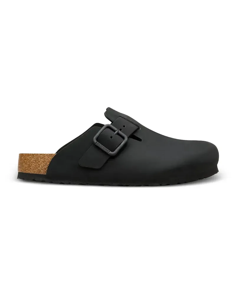 Birkenstock Boston buckle-fastening mules - Schwarz Schwarz