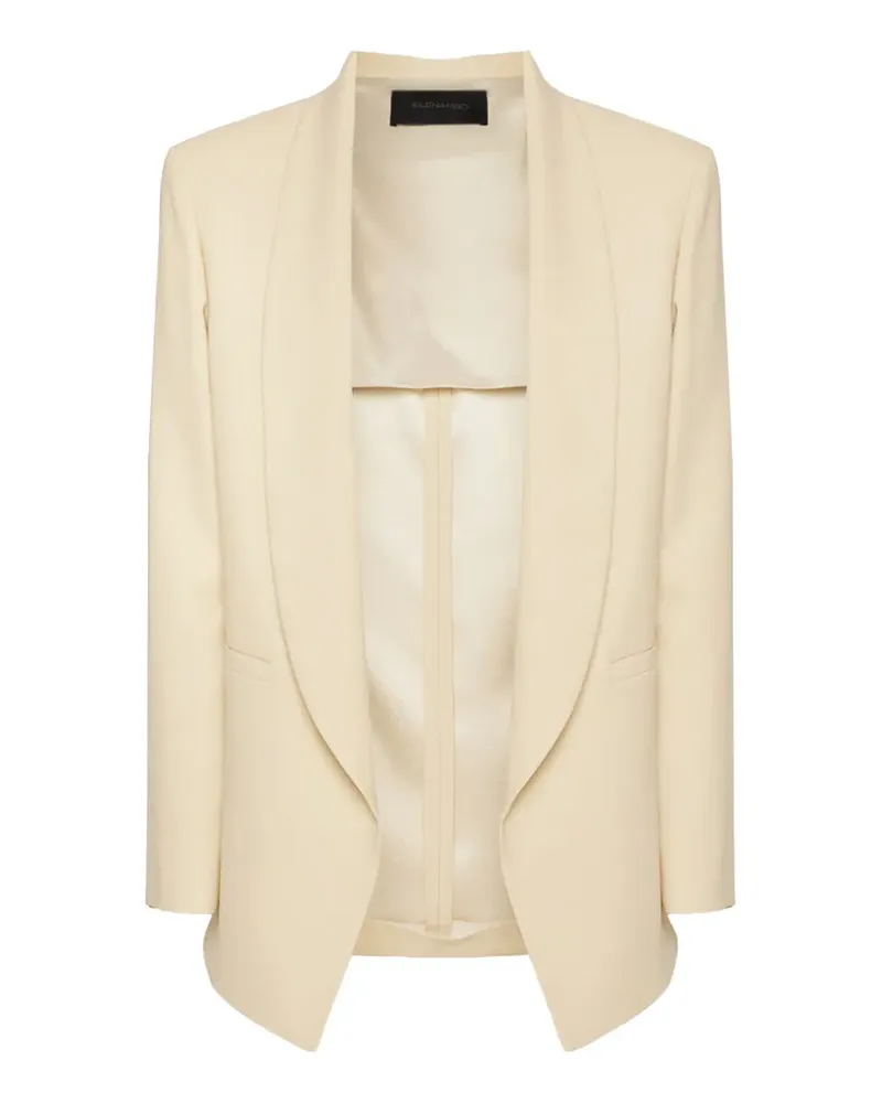 Elena Mirò shawl-lapel open-front blazer - Nude Nude