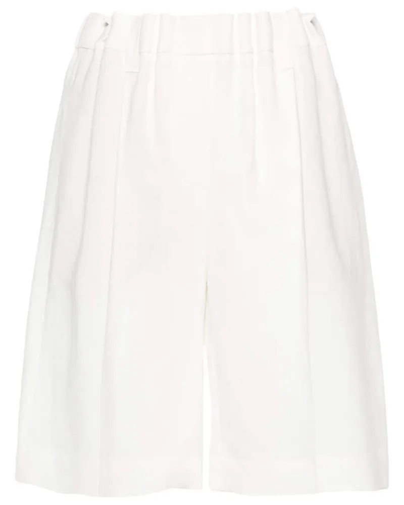 Brunello Cucinelli Klassische Bermudas - Weiß Weiß