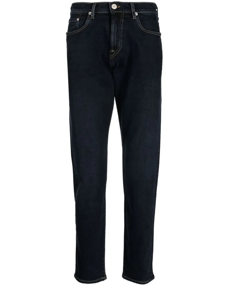 Paul Smith Halbhohe Straight-Leg-Jeans - Blau Blau