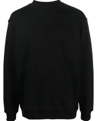 Études Studio National Sweatshirt aus Bio-Baumwolle Schwarz