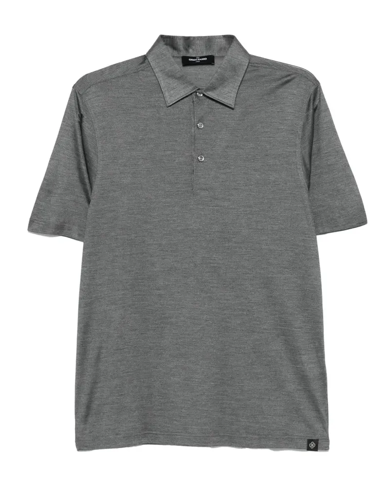 Gran Sasso short-sleeve polo shirt - Grau Grau