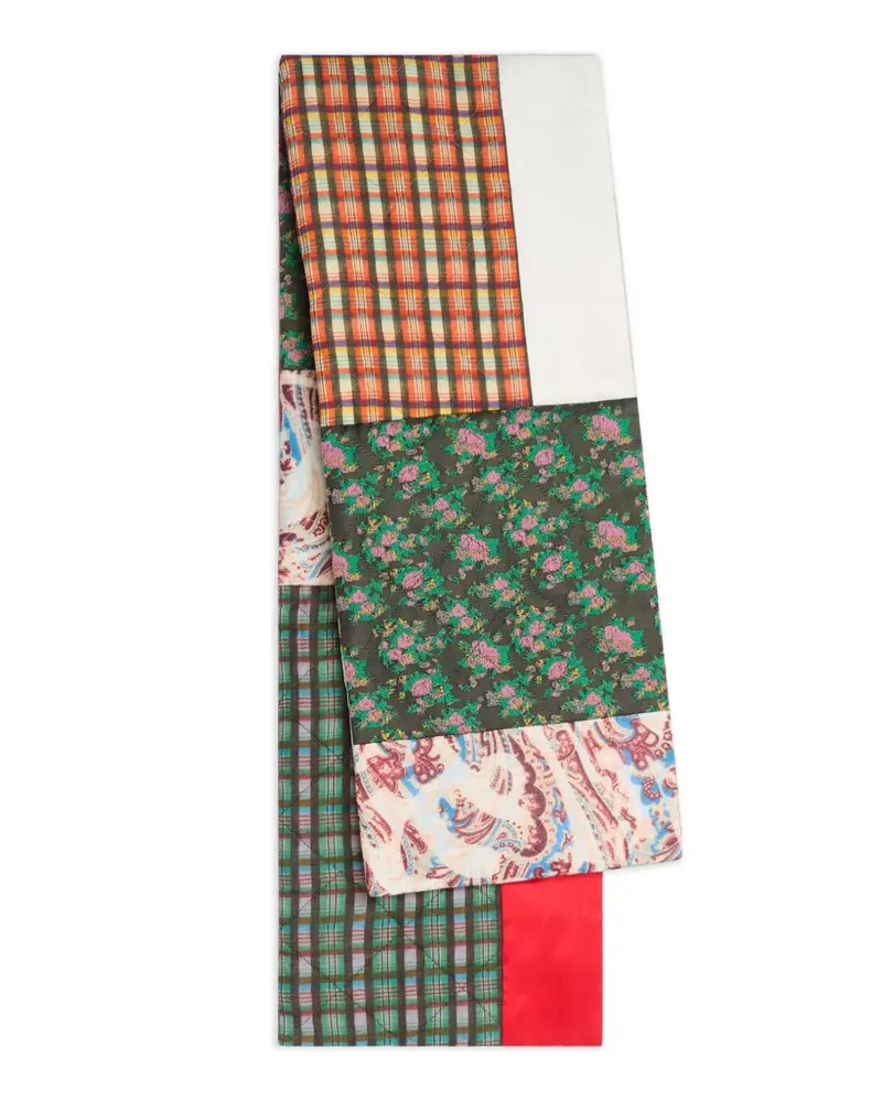 Dries van Noten Jacquard-Schal im Patchwork-Look - Nude Nude