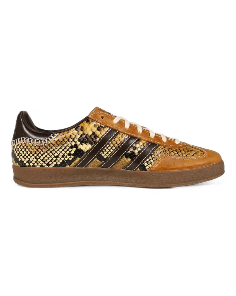 adidas x Wales Bonner Gazelle snakeskin-effect sneakers - Braun Braun