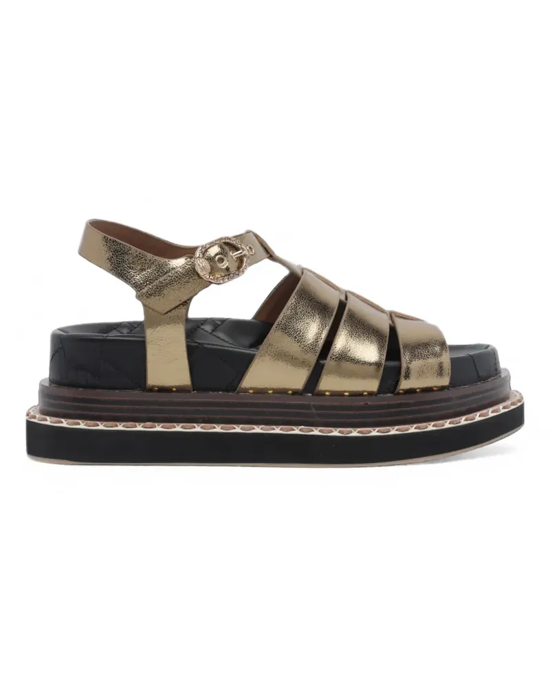 Kurt Geiger Orson Fisherman sandals - Gold Gold
