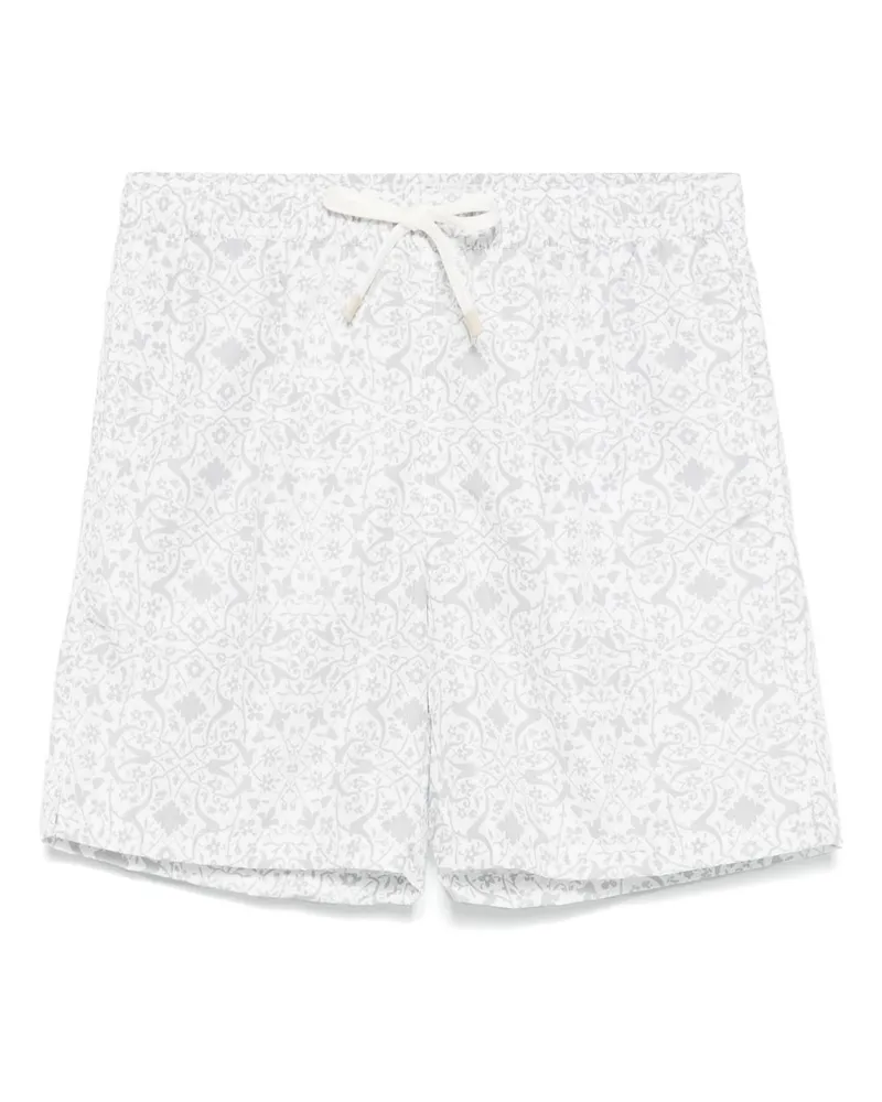 Eleventy Badeshorts mit Print - Grau Grau
