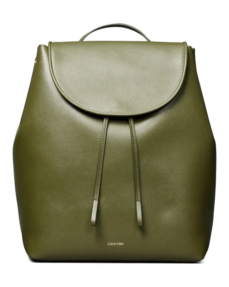 Calvin Klein drawstring foldover-top backpack - Grün Grün