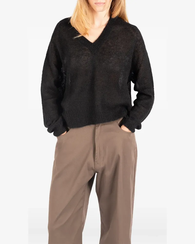 Société Anonyme Emily V-neck sweater - Schwarz Schwarz