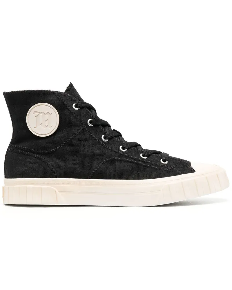 MISBHV High-Top-Sneakers mit Monogramm - Schwarz Schwarz