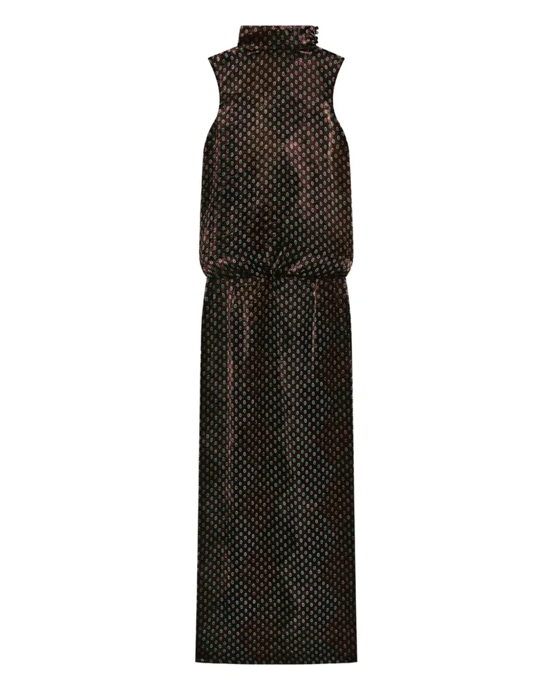 Dries van Noten Kleid mit Stehkragen - Grün Grün