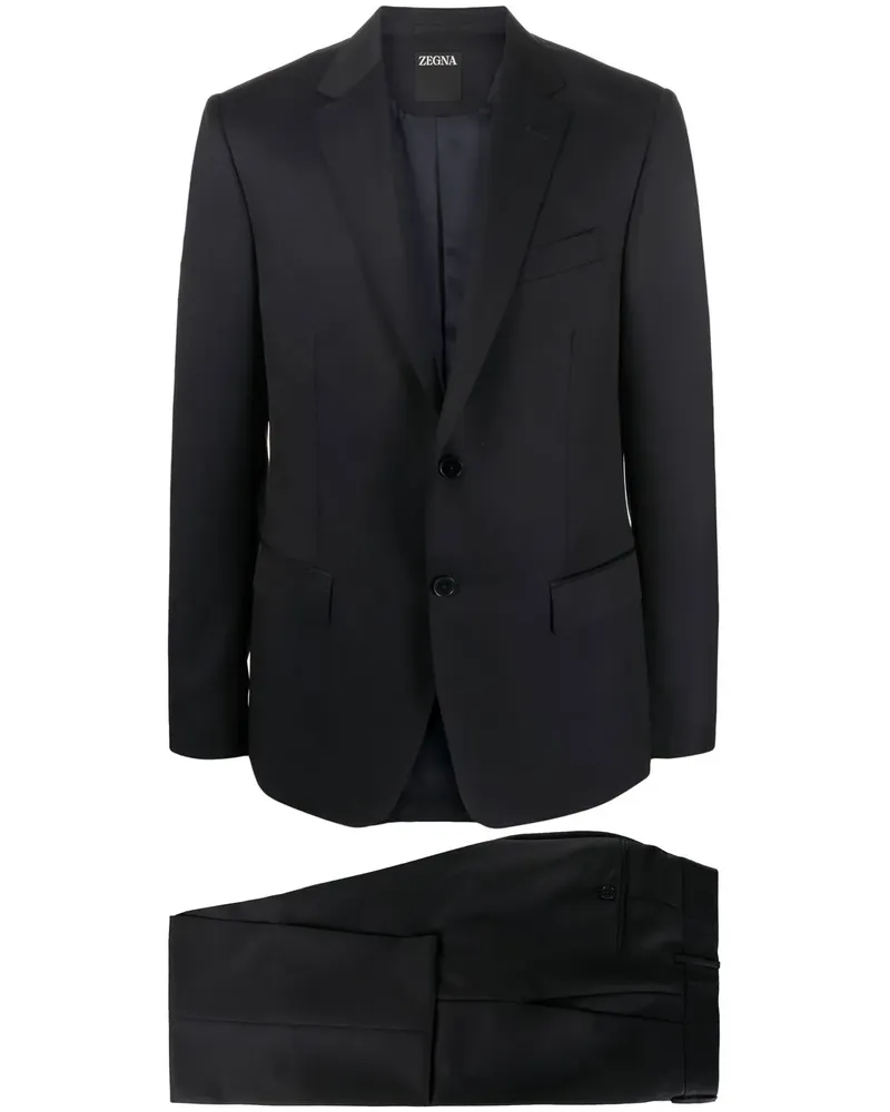 Ermenegildo Zegna Einreihiger Anzug - Blau Blau