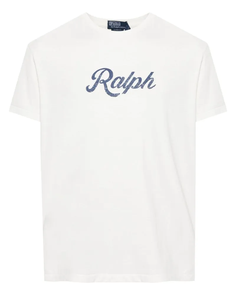 Ralph Lauren T-Shirt mit Logo-Print - Weiß Weiß