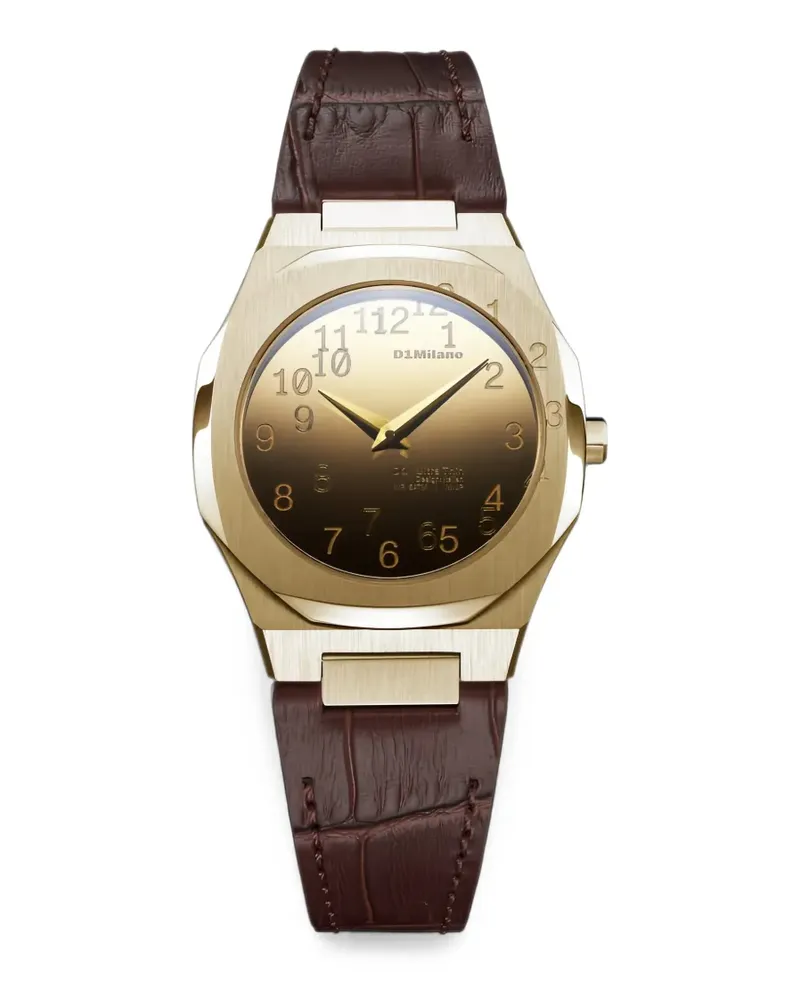 D1 Milano Ultra Thin Armbanduhr 30mm - Braun Braun