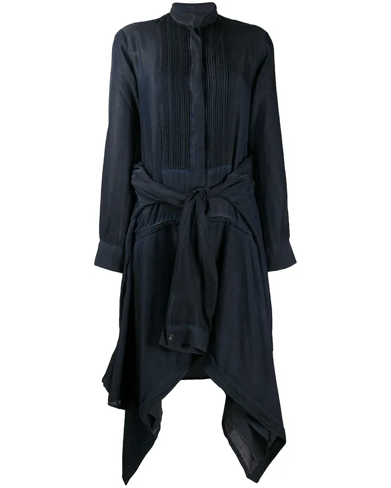 Diesel Kleid mit plissierten Details - Blau Blau