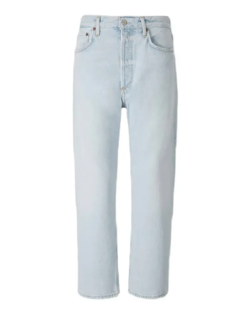 AGOLDE 90's crop straight-leg jeans - Blau Blau