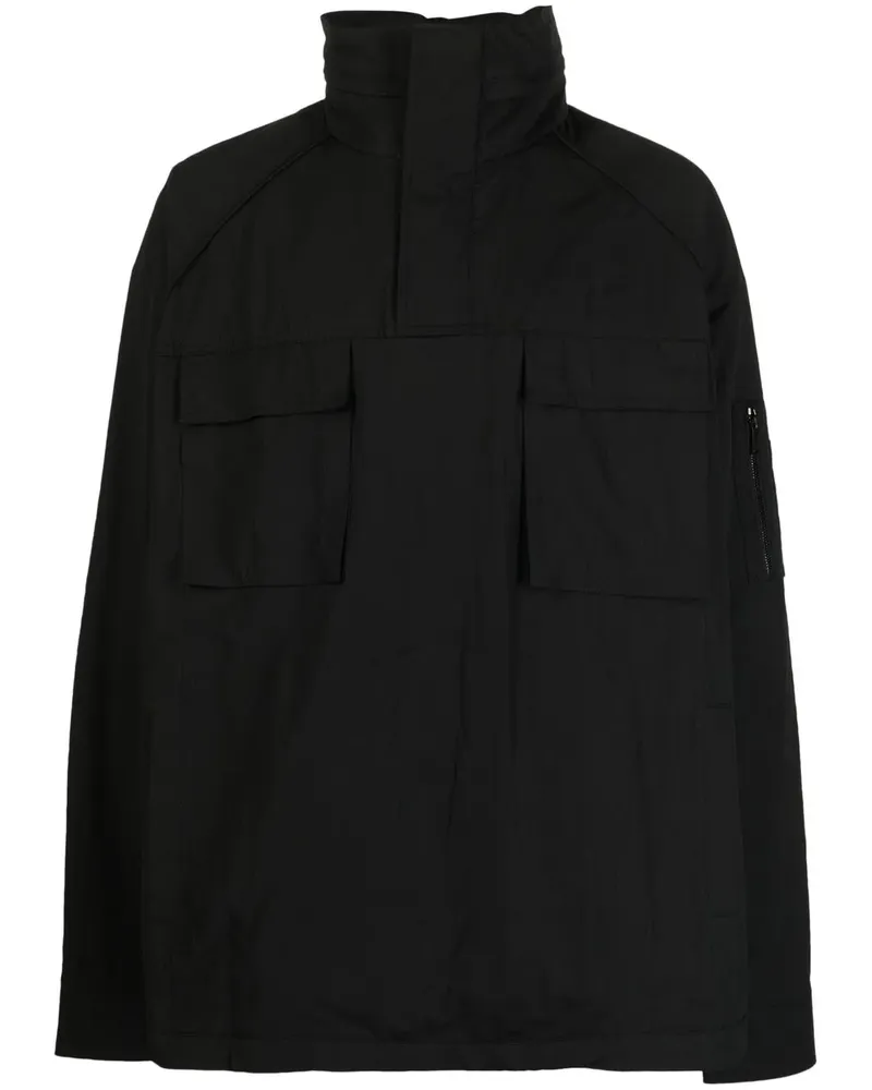 JUUN.J Kapuzenjacke mit Klappentaschen - Schwarz Schwarz