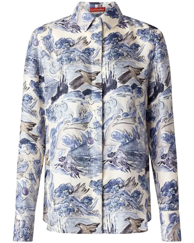 Altuzarra Chika Hemd - Blau Blau