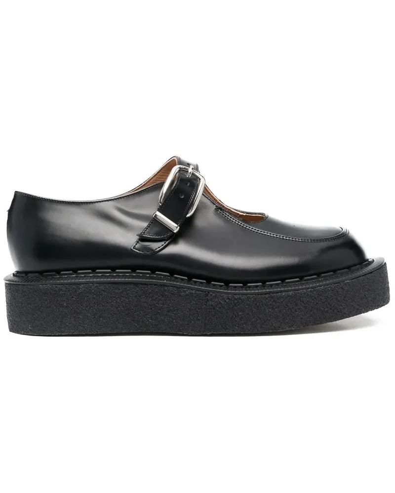 Comme des Garçons Monk-Schuhe mit Cut-Out - Schwarz Schwarz