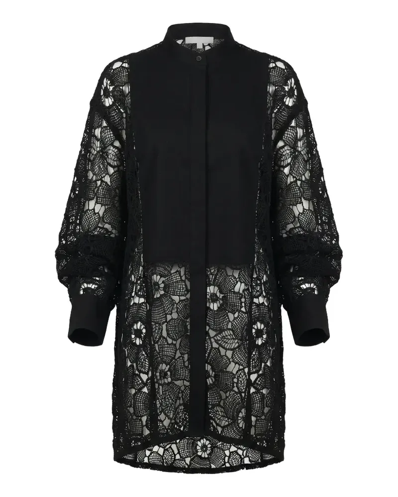 Valentino Garavani lace shirt - Schwarz Schwarz