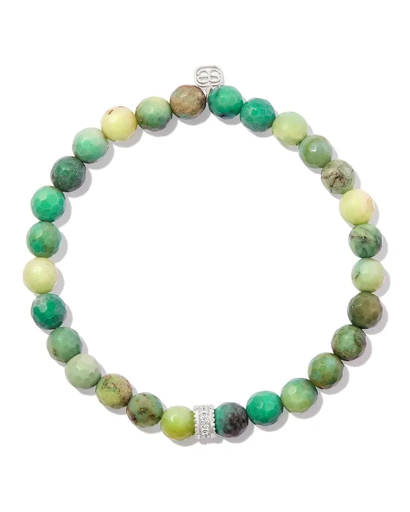 Sydney Evan 14kt Gelbgoldarmband mit Opal und Diamanten - Silber Silber